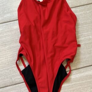 Jolyn tie back swimsuit size 32